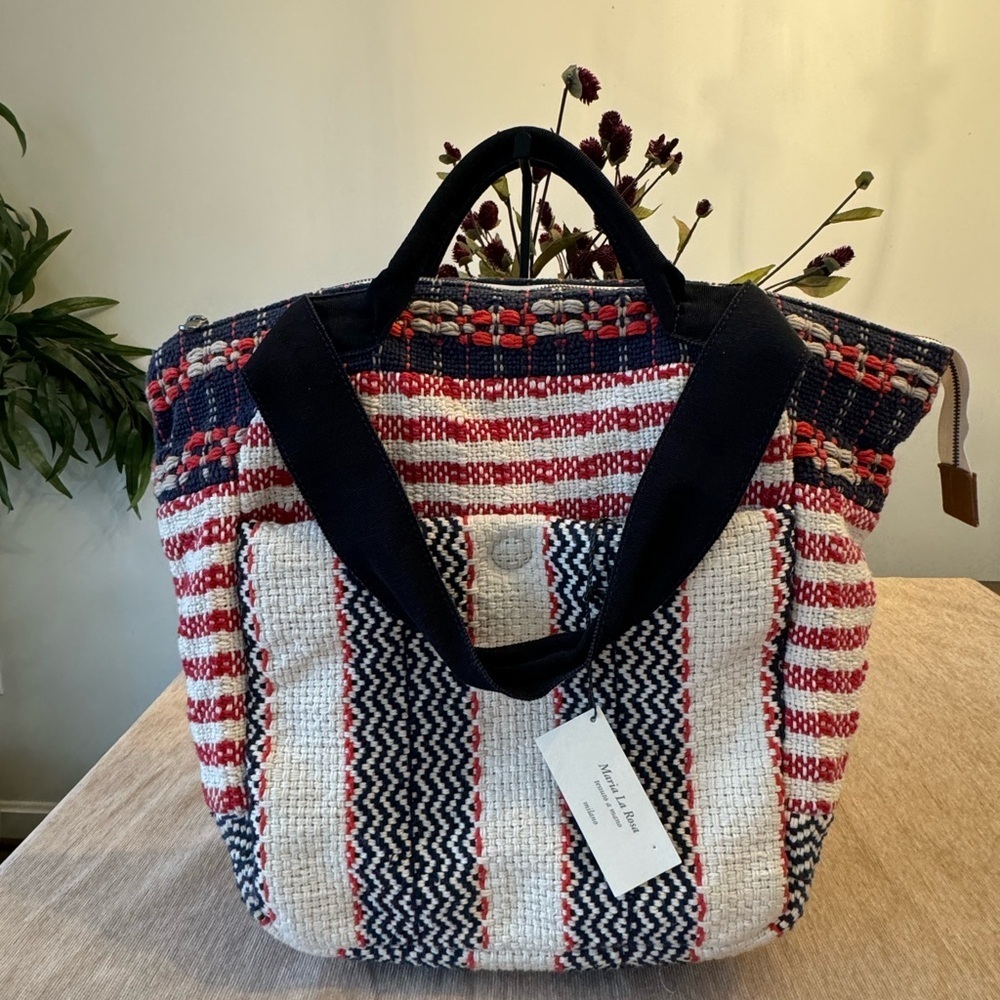 NWT! Maria La Rosa 2 Way Tote Bag - Picture 2 of 16